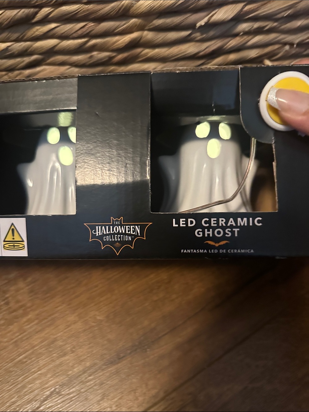 LED Ceramic Ghost Nightlight Trio - Picture 5 of 5